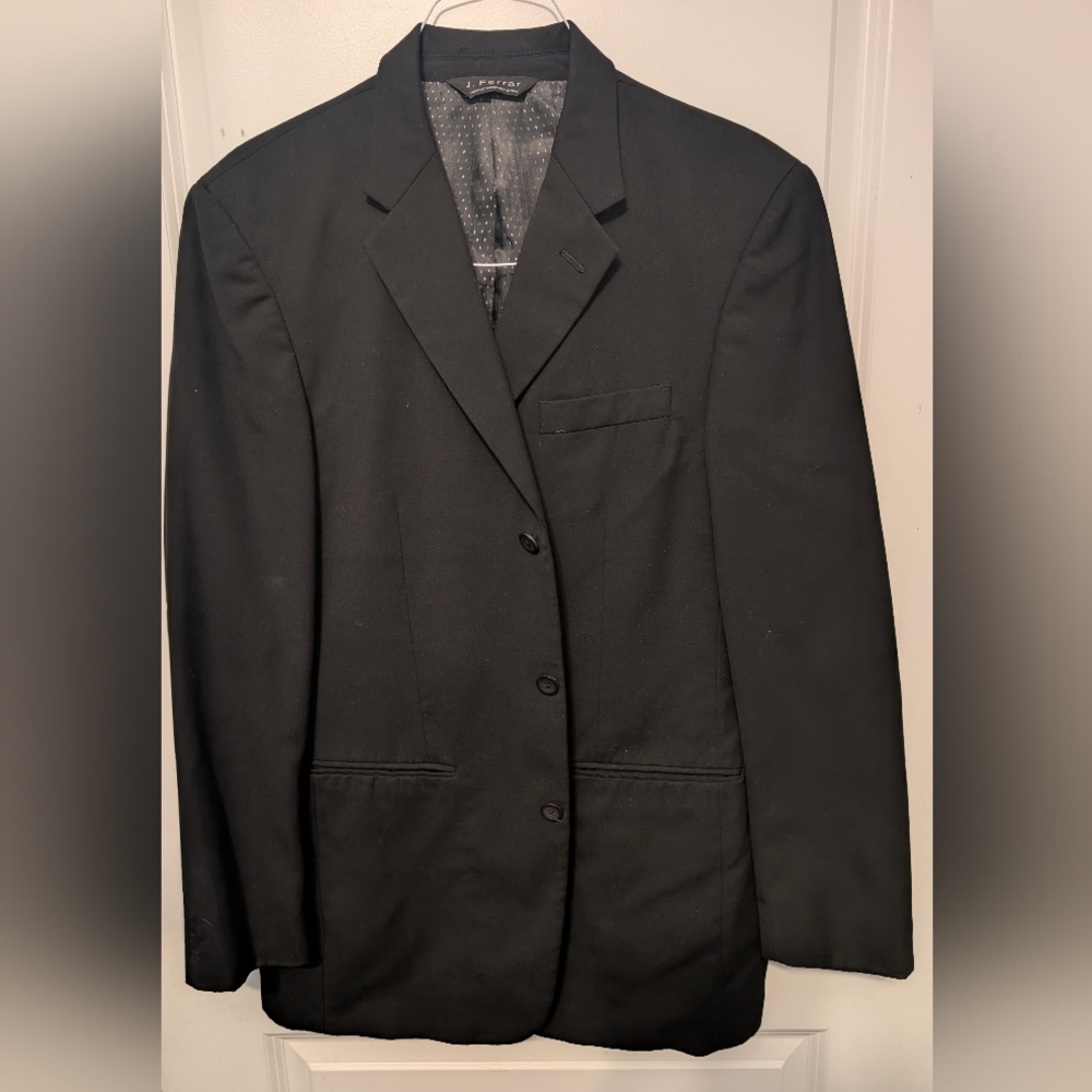 Classic Mens Black Suit Jacket